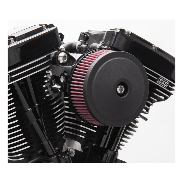 S&S Cycle Inc（エスアンドエスサイクル）ステルス エアクリーナー ドームドボバー ブラック カバーのみ 170-0124(2625085)代引不可 送料無料