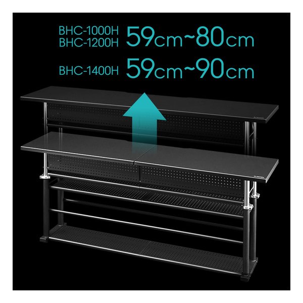 Bauhutte バウヒュッテエクステンションデスク 幅1200mm/ホワイト BHC-1200H-WH(2496795)代引不可_2