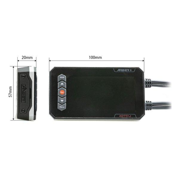 KIJIMA キジマドライブレコーダー デュアルカメラ AD731J IP66 Z9-30-006(2642852)送料無料_9