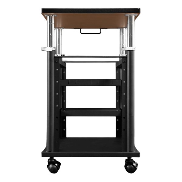 Bauhutte バウヒュッテ昇降式Ｌ字デスク ロング 幅1000mm/ブラック BHD-1000HL-BK(2648310)代引不可_4