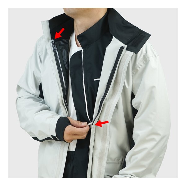 ROUGH&amp;ROAD ラフアンドロードデュアルテックス3レイヤーBIBレインスーツ プラチナシルバー-LL RR7812SV4(2660274)代引不可 送料無料_16