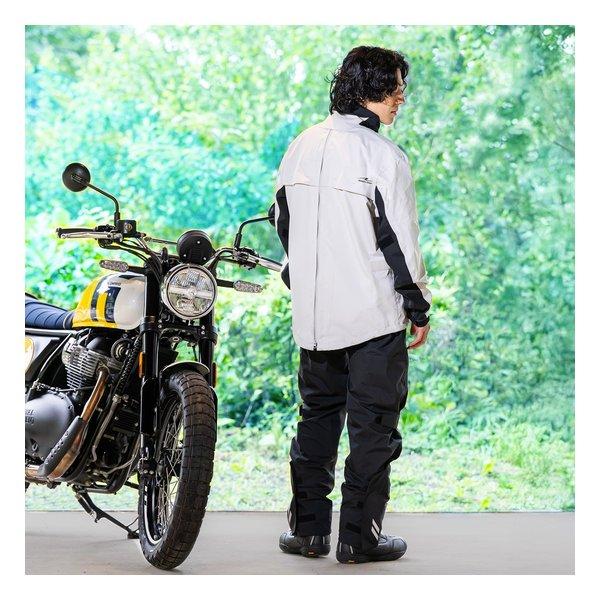 ROUGH&amp;ROAD ラフアンドロードデュアルテックス3レイヤーBIBレインスーツ プラチナシルバー-LL RR7812SV4(2660274)代引不可 送料無料_19
