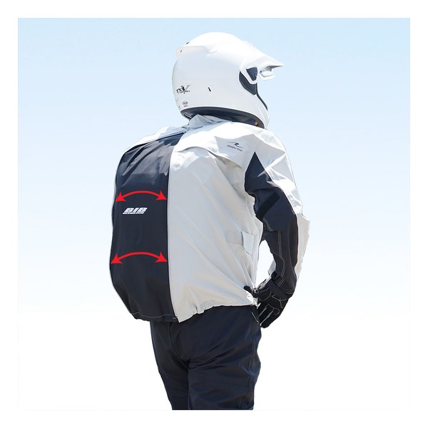 ROUGH&amp;ROAD ラフアンドロードデュアルテックス3レイヤーBIBレインスーツ プラチナシルバー-LL RR7812SV4(2660274)代引不可 送料無料_3