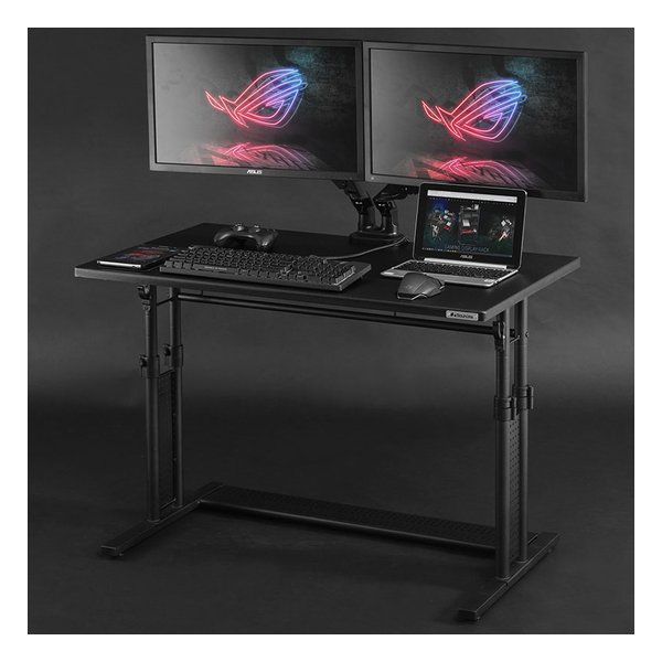 Bauhutte バウヒュッテゲーミングデスク 昇降式/幅1000mm/ブラック BHD 