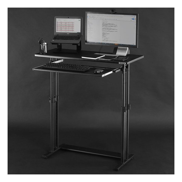 Bauhutte バウヒュッテスタンディングデスク スタンダード/幅1000mm/ウッド BHD-1000H-WD(2496793)代引不可_2