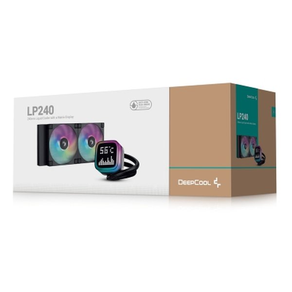 DEEPCOOL ディープクールLP240 R-LP240-BKMSNC-G-1(2654417)代引不可 送料無料