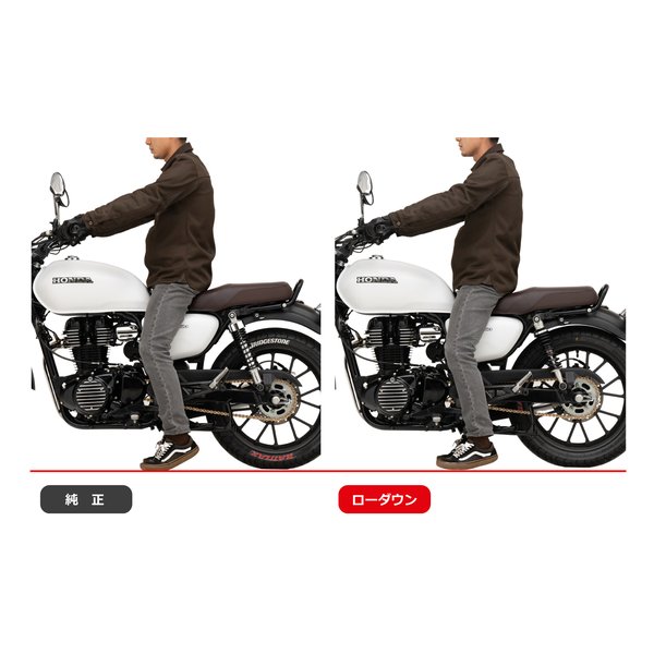 EFFEX エフェックスEFFEXxYSS ローダウンCOMPキット 約30mmダウン シルバー/ブラック GB350 21-23 PHA0057D-SK-SET(2625199)代引不可 送料無料_3