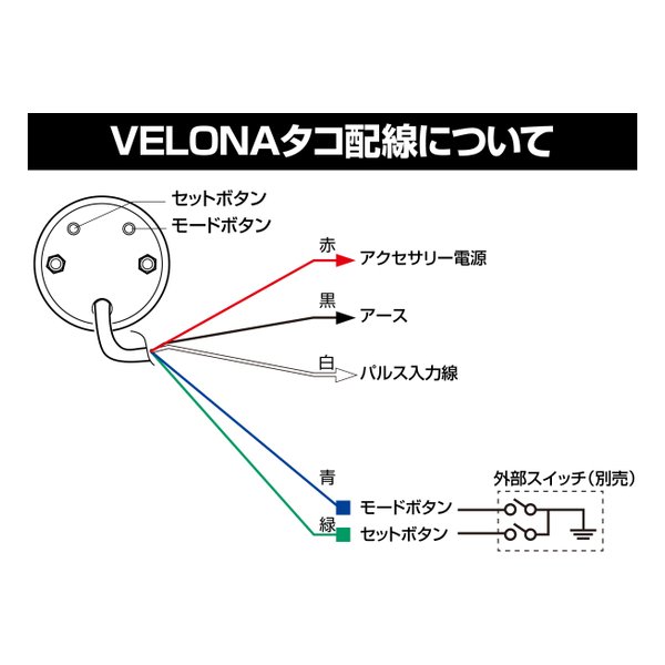 DAYTONA デイトナ電気式 タコメーター 電圧計 ブラックボディ/ホワイトLED φ60 9000rpm表示 44203(2610757)代引不可 送料無料_1