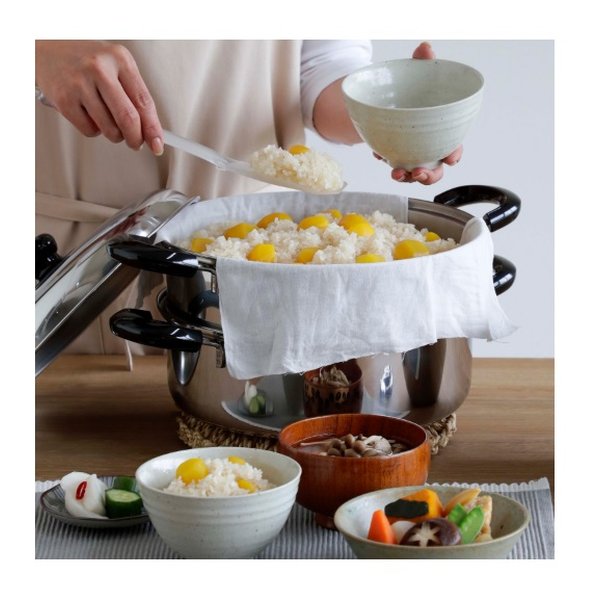 下村企販（シモムラキハン）IH対応ステンレス二段蒸し器鍋 26cm 21436(2658387)送料無料_4