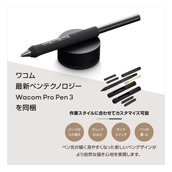 Wacom ワコムIntuos Pro 2025 medium プロフェッショナル向け ペンタブレット PTK670K0C(2647093)代引不可 送料無料_1