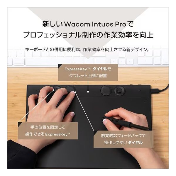 Wacom ワコムIntuos Pro 2025 medium プロフェッショナル向け ペンタブレット PTK670K0C(2647093)代引不可 送料無料_2