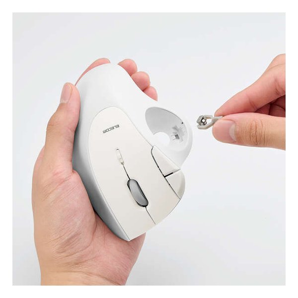 ELECOM エレコム2.4GHz無線トラックボール IST5ボタン ベアリングモデル ホワイト M-IT11DRWH(2608769)送料無料_3