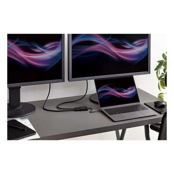 ELECOM エレコムUSB Type-C - DisplayPort変換アダプター 2ポート/ケーブル12cm/ブラック AD-CDP2BK2(2637813)送料無料_6