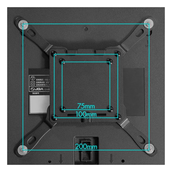 Bauhutte バウヒュッテタフモニターアーム ブラック BMA-1TG-BK(2648344)代引不可_3