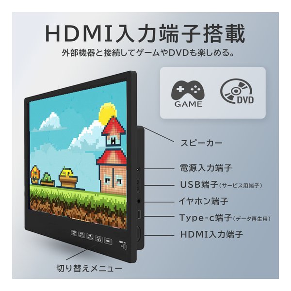 KEIYO ケイヨー （慶洋エンジニアリング）APPスマートリアモニター 11.6インチ/IPS液晶パネル/Android付 AN-M011(2653821)送料無料_4