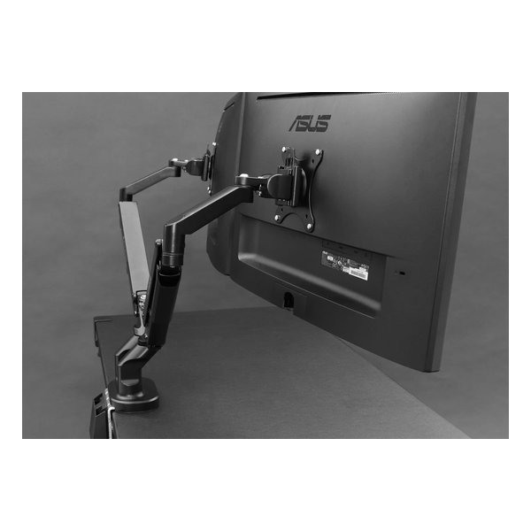 Bauhutte バウヒュッテスリムモニターアーム デュアル/ブラック BMA