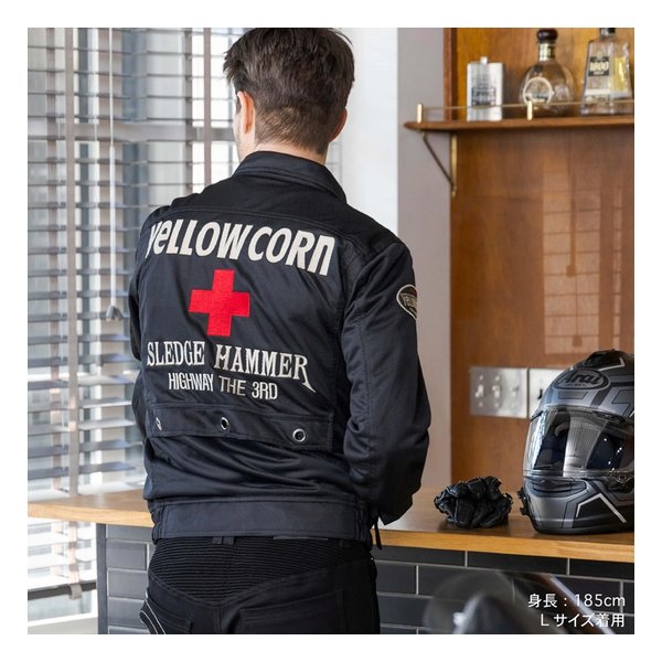 YeLLOW CORN イエローコーンMESH JACKET メッシュジャケット ブラック