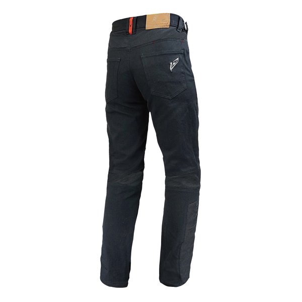ROUGH&ROAD ラフアンドロードハーフメッシュストレッチデニムパンツLF ブラック MWサイズ 30-36 RR7509LFBKMW#(2451156)送料無料