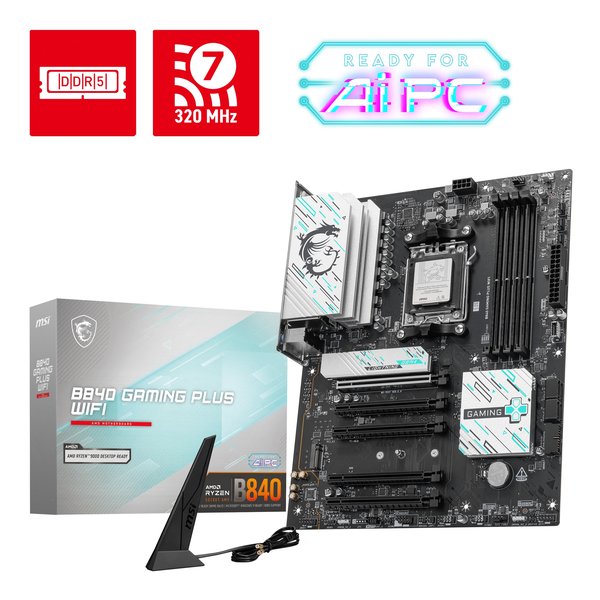 MSI エムエスアイDOS/Vマザーボード B840 GAMING PLUS WIFI(2642391)送料無料_7