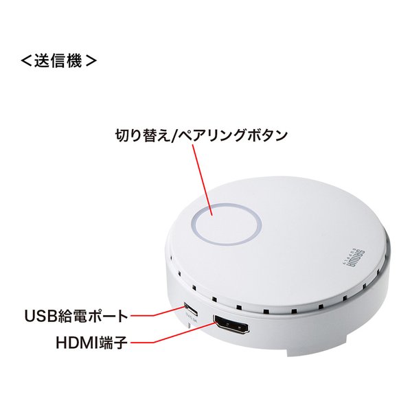 SANWA SUPPLY サンワサプライワイヤレスHDMIエクステンダー VGAEXWHD6(2452123)代引不可 送料無料_3