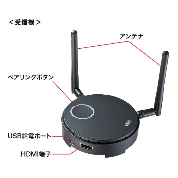 SANWA SUPPLY サンワサプライワイヤレスHDMIエクステンダー VGAEXWHD6(2452123)代引不可 送料無料_4