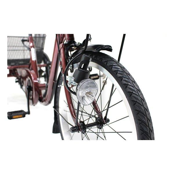 MIMUGO ミムゴノーパンク 三輪自転車L アクティブプラス フロント20