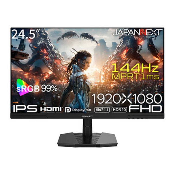 JAPANNEXT ジャパンネクスト24.5インチゲーミングモニター JN-IPS245G144F(2675913)送料無料_1