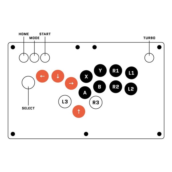 FightBox ボタン増設済み FightBox（ファイトボックス）FightBox B10 オールボタン レバーレス