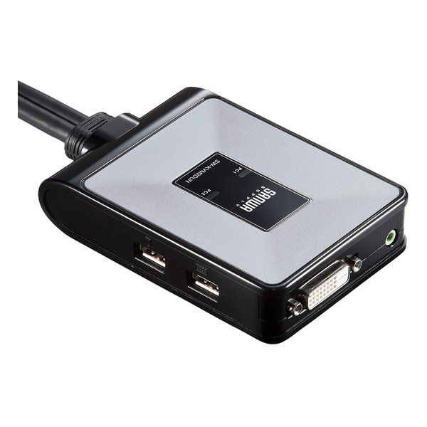 SANWA SUPPLY サンワサプライDVIパソコン自動切替器 2:1 SWKVM2DUN(2442935)代引不可 送料無料_3