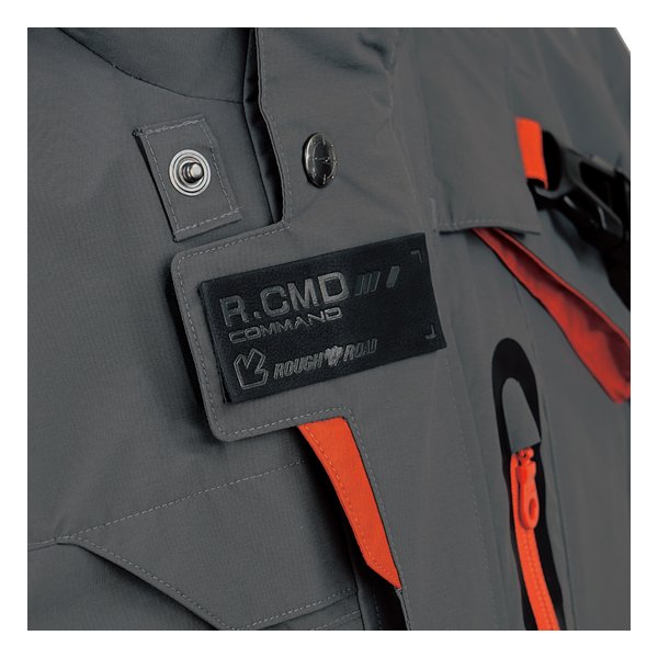 ROUGH&ROAD ラフアンドロードウォーターシールドコマンドジャケット オレンジ/グレー Mサイズ RR7252OR/GY2(2660203)代引不可 送料無料_14