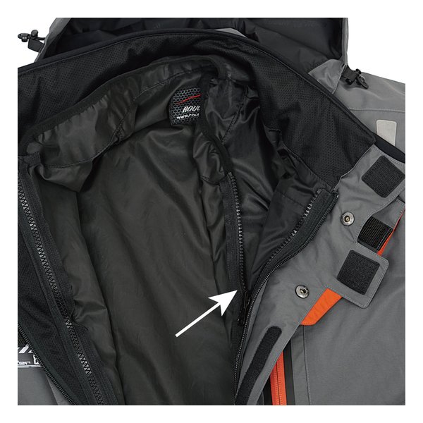 ROUGH&ROAD ラフアンドロードウォーターシールドコマンドジャケット オレンジ/グレー Mサイズ RR7252OR/GY2(2660203)代引不可 送料無料_19