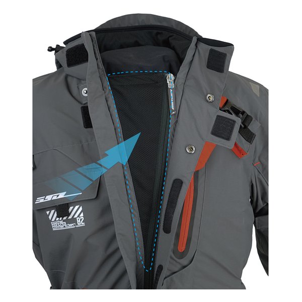 ROUGH&ROAD ラフアンドロードウォーターシールドコマンドジャケット オレンジ/グレー Mサイズ RR7252OR/GY2(2660203)代引不可 送料無料_4