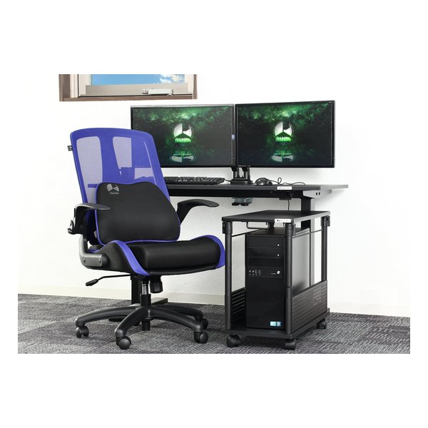 Bauhutte バウヒュッテゲーミングメッシュチェア ブルー G-130-BU(2508059)代引不可_7