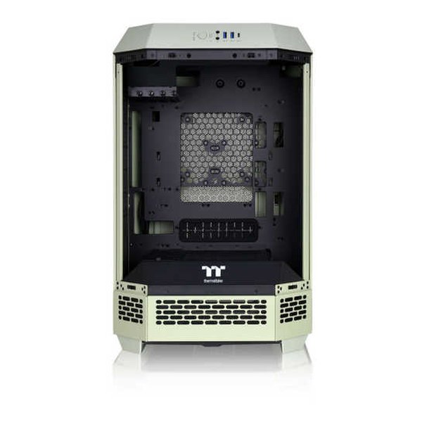 thermaltake サーマルテイクThe Tower 300 Matcha Green 3面強化ガラスパネル採用 八角柱型 Micro-ATX PCケース CA-1Y4-00SEWN-00(2654310)代引不可 送料無料_5