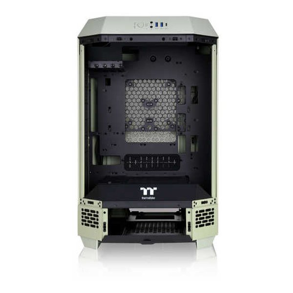 thermaltake サーマルテイクThe Tower 300 Matcha Green 3面強化ガラスパネル採用 八角柱型 Micro-ATX PCケース CA-1Y4-00SEWN-00(2654310)代引不可 送料無料_6