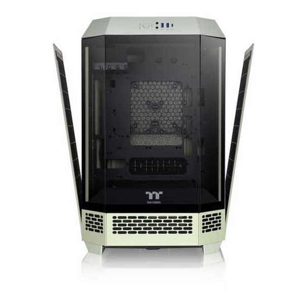 thermaltake サーマルテイクThe Tower 300 Matcha Green 3面強化ガラスパネル採用 八角柱型 Micro-ATX PCケース CA-1Y4-00SEWN-00(2654310)代引不可 送料無料_7
