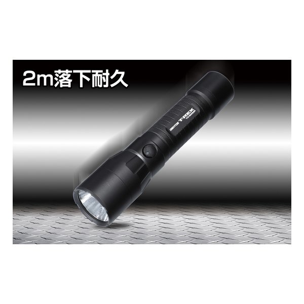 GENTOS ジェントスT-REXシリーズ フラッシュライト 3000ルーメン 2時間 充電池 TX-3000R(2611228)代引不可 送料無料