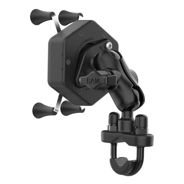 RAM MOUNTS ラムマウント防振Xグリップ S ＆U字クランプベースセット ショートアーム φ12.7-31.75mm対応 RAM-B-149Z-A-UN7-462(2635703)代引不可 送料無料_2