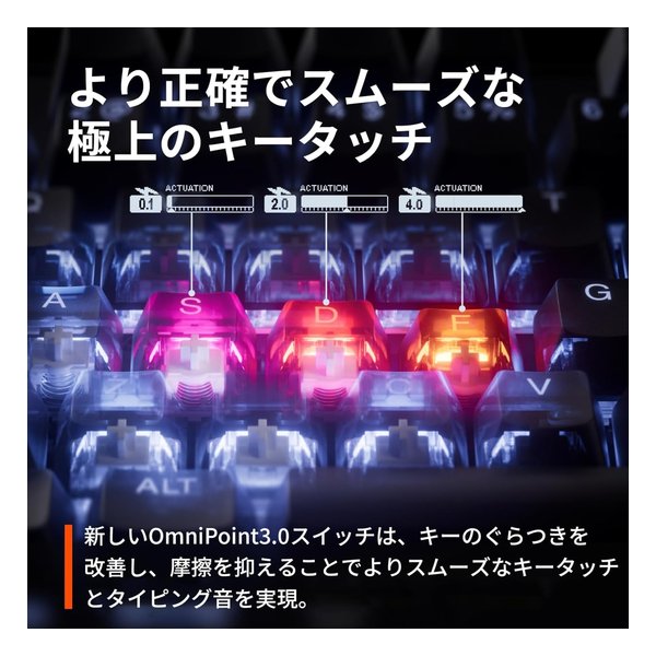 steelseries スティールシリーズApex Pro TKL Wireless Gen 3 JP 64876J(2623281)送料無料_7