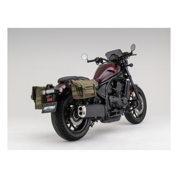 DAYTONA デイトナ側面御徒面子 10L 雨合羽 サドル御徒面子WR DHS-28 緑であること D30849(2544372)代引不可 貨物輸送無料