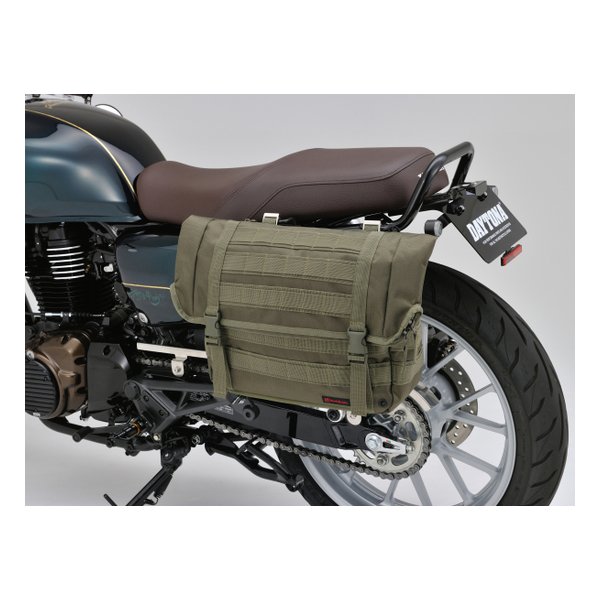 DAYTONA デイトナ側面御徒面子 10L 雨合羽 サドル御徒面子WR DHS-28 緑であること D30849(2544372)代引不可 貨物輸送無料