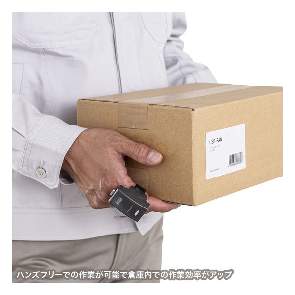 SANWA SUPPLY サンワサプライBluetooth2次元バーコードリーダー リングタイプ BCR-BT2D5BK(2663572)代引不可 送料無料