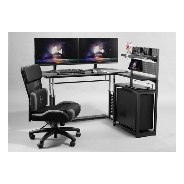 【完成品】Bauhutte バウヒュッテ デスクサイドラック ブラック デスクサイドラック BHS-600SM / 700SM | Bauhütte®
