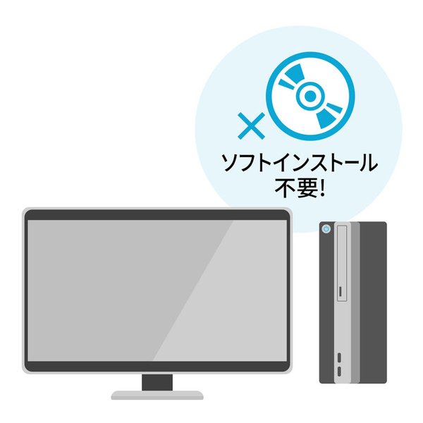 SANWA SUPPLY サンワサプライ手元スイッチ付きパソコン自動切替器 2:1 SW-KVM2WVUN2(2663644)代引不可 送料無料_9