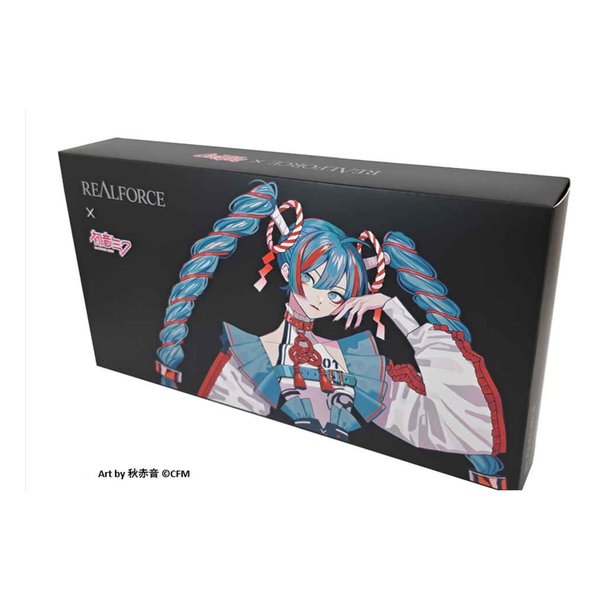 東プレ トウプレREALFORCE GX1 初音ミクコラボカラーデザインモデル テンキーレス 87キー 英語配列 X1UDM1(2586184)代引不可 送料無料_3