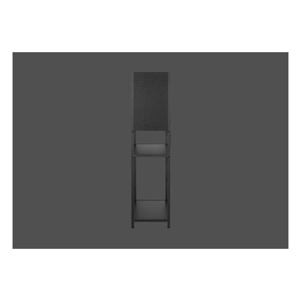 Bauhutte バウヒュッテデスクサイドラック ボックスタイプ 幅760mm/ブラック BHS-760-BK(2648317)代引不可_4