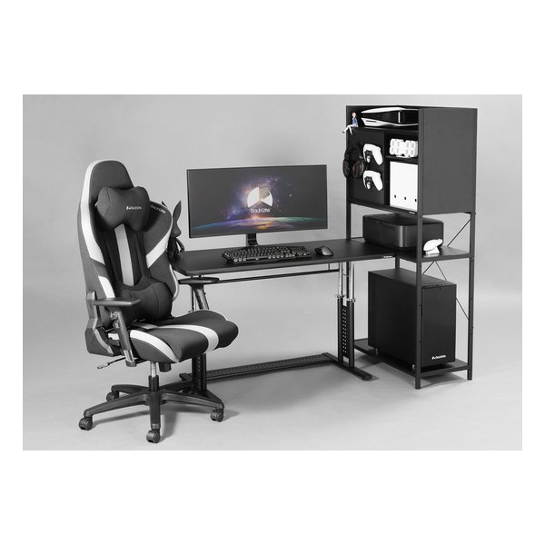 Bauhutte バウヒュッテデスクサイドラック ボックスタイプ 幅760mm/ブラック BHS-760-BK(2648317)代引不可_8