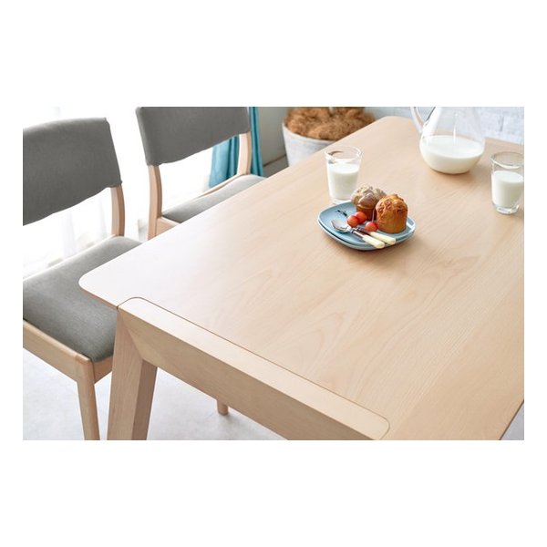 萩原 ハギハラダイニングテーブル 北欧 天然木 シンプル ナチュラル 幅120×奥行75×高さ70cm MI-8609NA(2519052)代引不可_6