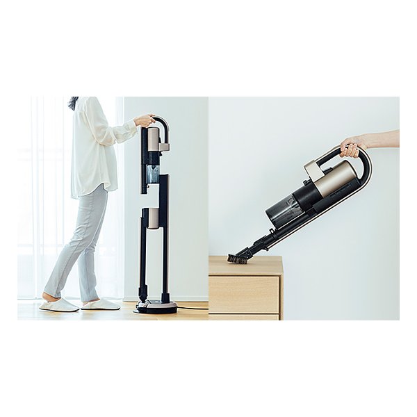 MITSUBISHI 三菱電機 ミツビシデンキコードレススティッククリーナー iNSTICK ZUBAQ 1.9kg/マットグランゴールド HC-JD2C-N(2661126)送料無料_2