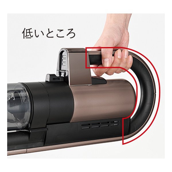 MITSUBISHI 三菱電機 ミツビシデンキコードレススティッククリーナー iNSTICK ZUBAQ 1.9kg/マットグランゴールド HC-JD2C-N(2661126)送料無料_5